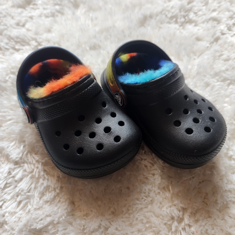 Crocs Unisex Classic Lined Tie-Dye Clogs